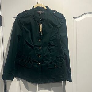 Talbots Dark Green Utility Jacket